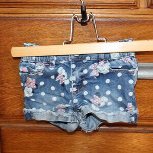 Gap Minnie Mouse Size 2T Jean Shorts
